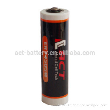 Li-socl2 AA battery ER14505M 3.6V Lithium thionyl chloride battery